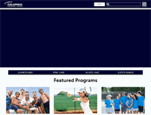 Tablet Screenshot of columbiaathletic.com